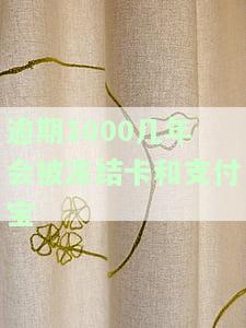 逾期1000几年会被冻结卡和支付宝？安全性及解决方法探讨