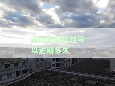 pdd先买后付可以逾期多久-先用后付欠费30天怎么样