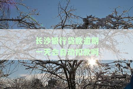 长沙银行贷款逾期一天会自动扣款吗安全吗，长沙银行贷款：逾期一天是否会自动扣款？安全性如何？