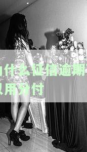 为什么征信逾期可以用分付