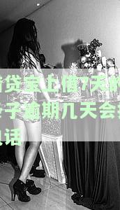 借贷宝上借7天的条子逾期几天会打电话吗，借贷宝借款7天未还，多久后会被电话催收？
