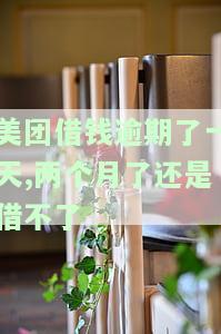 美团借钱逾期了一天,两个月了还是借不了