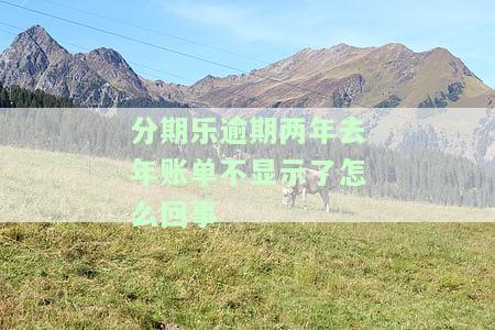 分期乐逾期快两年了，如何协商还本金？
