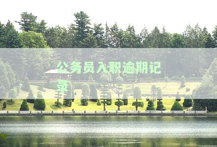 有逾期公务员政审能过吗？征信影响考公务员政审？
