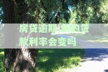 房贷逾期,新的贷款利率会变吗？