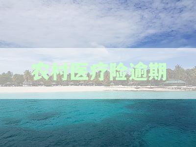 农村医疗险逾期怎么补交费用