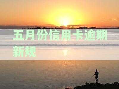 五月份信用卡逾期新规