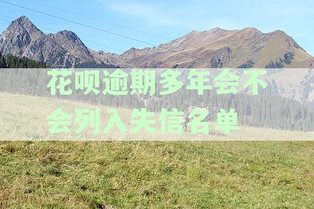 花呗逾期多久会成老，被列入失信名单和法院起诉？