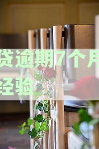 车贷逾期7个月协商经验