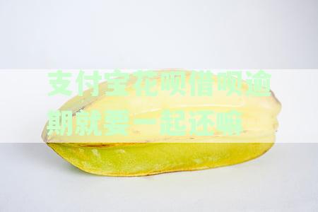 支付宝借呗跟花呗逾期,又没钱还，怎么办？