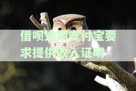 借呗逾期支付宝要求提供收入证明合法吗：真的吗？安全吗？