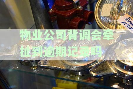 物业公司背调会牵扯到逾期记录吗？如何办理？