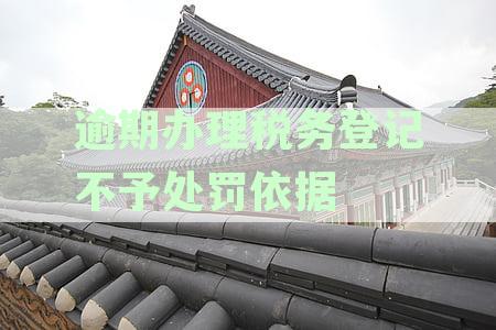 逾期办理税务登记不予处罚的法律规定是什么？