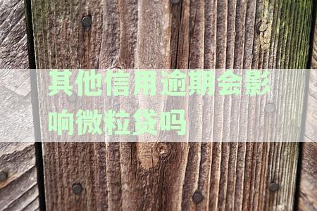 其他逾期微粒贷会受影响吗？其他逾期微粒贷会受影响吗怎么办？其他网贷逾期了微粒贷还可以用吗？