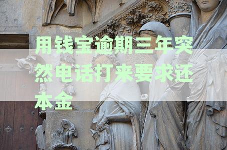 用钱宝逾期三年现偶尔接到要求还本金电话怎么办？