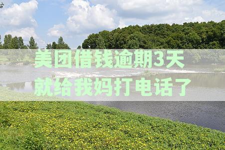 美团借钱逾期3天就给我妈打电话了怎么办，逾期几天会打电话给家人
