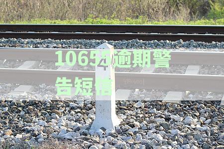 10655逾期警告短信