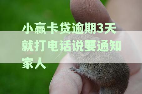 小赢卡贷逾期两天会打电话给家里吗？了解逾期后家庭联系方式安全性
