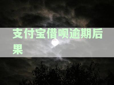 支付宝借呗逾期了会上征信吗？逾期后如何处理？