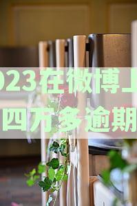 微博借钱欠3万逾期怎么办？