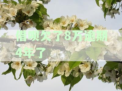 借呗欠了8万逾期4年了利息多少逾期两年利息多少