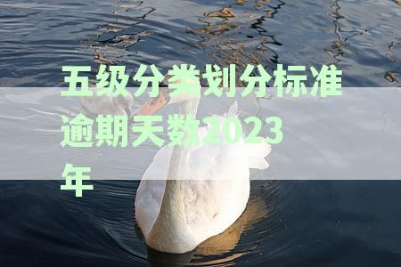 五级分类按逾期天数划分表-五级分类按逾期天数划分表最新