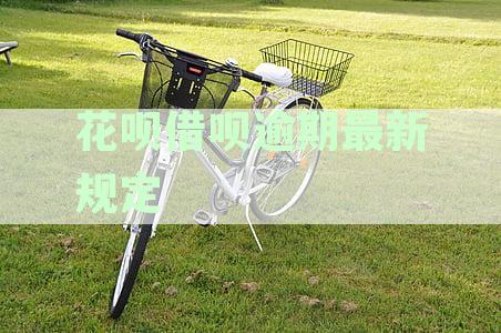 花呗借呗逾期最新规定