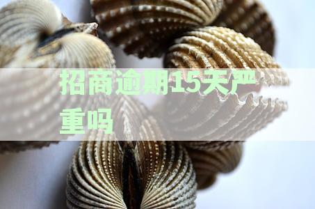 招商逾期15天严重吗怎么办，逾期10天影响征信吗，银行逾期15天后果