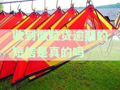收到微粒贷逾期的短信是真的吗