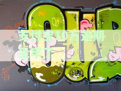 支付宝逾期10万会拘留吗，逾期十万会被起诉吗，坐牢风险分析