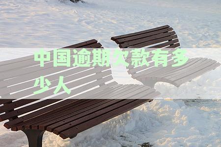中国逾期欠款有多少人