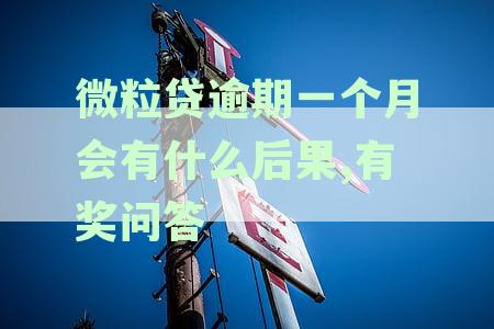 微粒贷逾期一个月后，是否会影响额度使用？