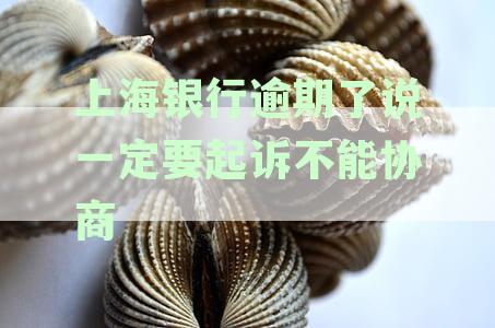 详解上海银行逾期贷款起诉时间节点及后果
