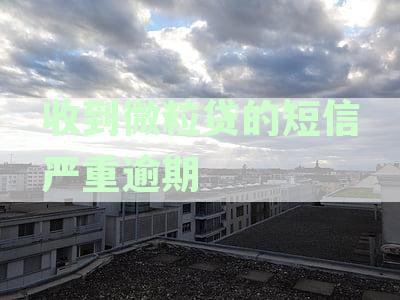 面对微粒贷严重逾期短信，持卡人应如何应对？