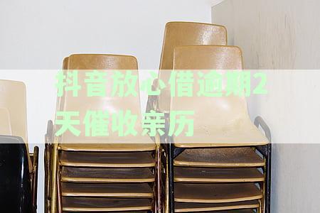 抖音放心借逾期2天催收亲历