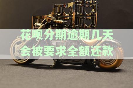 花呗分期付款逾期后，用户需多久还清全额债务