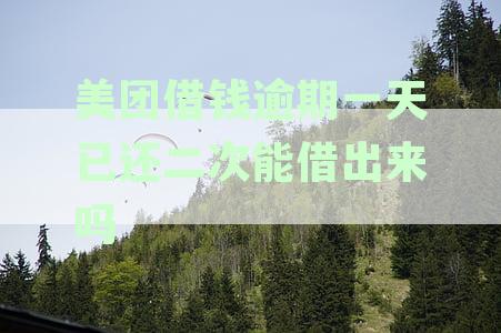 美团借钱逾期一天已还二次后还能借吗？安全与否？