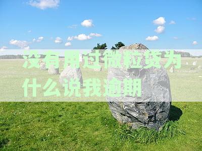 没有用过微粒贷为什么说我逾期