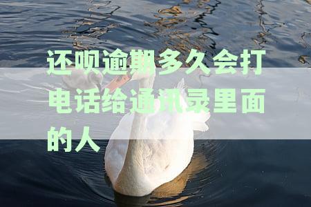 还呗逾期未还款，多久会联系紧急联系人进行电话催收？