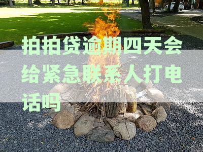拍拍贷逾期四天会给紧急联系人打电话吗