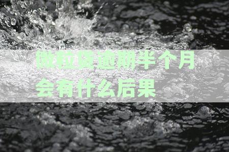 微粒贷逾期半个月后，可能会联系家人吗？用户常见问题解答及应对策略