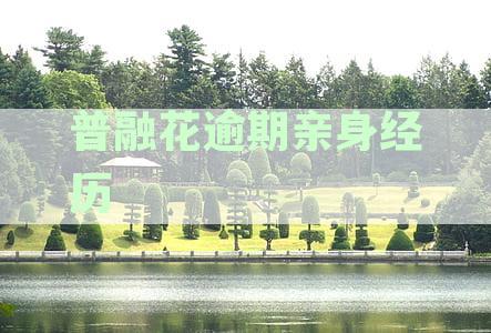 普融花逾期不还的后果和解决办法：用户必看