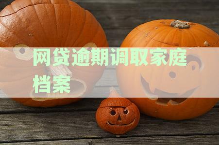 如何处理网贷逾期并调取家庭档案？完整指南解析各种情况应对策略