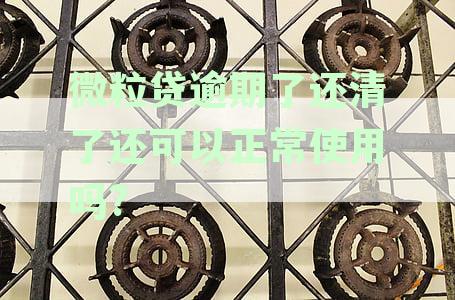 逾期还款后，如何重新获得微粒贷借款资格