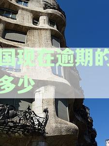 中国现在逾期的人有多少