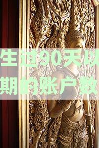 90天及以上逾期信用卡账户数量：经过分析的统计数据