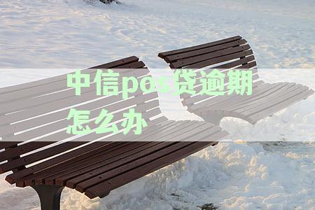 中信pos贷逾期怎么办
