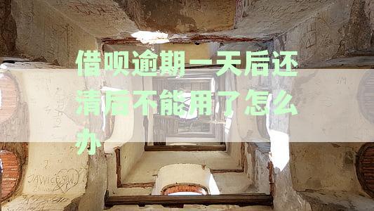 借呗逾期1天还清了还能借吗，额度会受影响吗？
