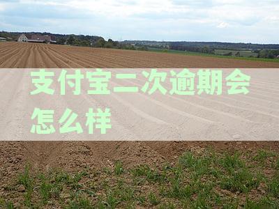 支付宝二次逾期会怎么样