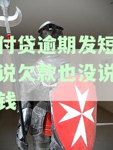 支付贷款逾期短信通知欠款未详述金额，如何确认欠款详情及处理逾期问题